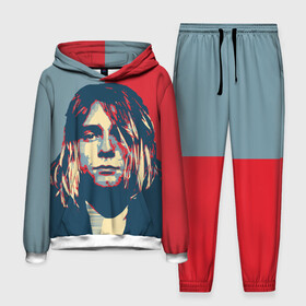 Мужской костюм 3D (с толстовкой) с принтом Kurt Cobain ,  |  | curt | hope | kobain | nirvana | кобейн | курт | нирвана