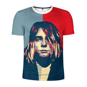 Мужская футболка 3D спортивная с принтом Kurt Cobain , 100% полиэстер с улучшенными характеристиками | приталенный силуэт, круглая горловина, широкие плечи, сужается к линии бедра | Тематика изображения на принте: curt | hope | kobain | nirvana | кобейн | курт | нирвана