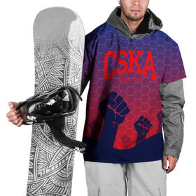 Накидка на куртку 3D с принтом CSKA Msk , 100% полиэстер |  | Тематика изображения на принте: moscow | москва | цска