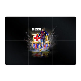 Магнитный плакат 3Х2 с принтом Месси , Полимерный материал с магнитным слоем | 6 деталей размером 9*9 см | barselona | messi | аргентина | барселона | испания | месси | футбол