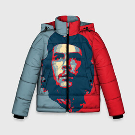 Зимняя куртка для мальчиков 3D с принтом Che Guevara , ткань верха — 100% полиэстер; подклад — 100% полиэстер, утеплитель — 100% полиэстер | длина ниже бедра, удлиненная спинка, воротник стойка и отстегивающийся капюшон. Есть боковые карманы с листочкой на кнопках, утяжки по низу изделия и внутренний карман на молнии. 

Предусмотрены светоотражающий принт на спинке, радужный светоотражающий элемент на пуллере молнии и на резинке для утяжки | Тематика изображения на принте: че гевара