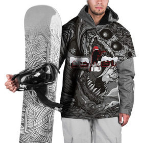 Накидка на куртку 3D с принтом Новогодний cs:go вой , 100% полиэстер |  | Тематика изображения на принте: counter | csgo | hyper beast | strike | гипер | зверь | кс го | ксго | скин