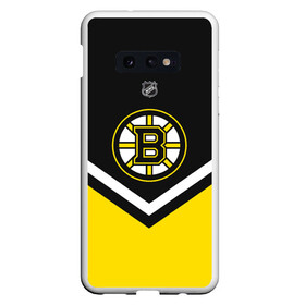 Чехол для Samsung S10E с принтом Boston Bruins , Силикон | Область печати: задняя сторона чехла, без боковых панелей | Тематика изображения на принте: america | canada | hockey | nhl | usa | америка | бостон | брюинз | канада | лед | нхл | сша | хоккей