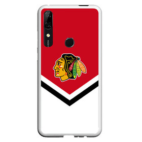 Чехол для Honor P Smart Z с принтом Chicago Blackhawks , Силикон | Область печати: задняя сторона чехла, без боковых панелей | america | canada | hockey | nhl | usa | америка | блэкхокс | канада | лед | нхл | сша | хоккей | чикаго