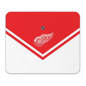 Коврик прямоугольный с принтом Detroit Red Wings , натуральный каучук | размер 230 х 185 мм; запечатка лицевой стороны | america | canada | hockey | nhl | usa | америка | детройт | канада | лед | нхл | ред | сша | уингз | хоккей