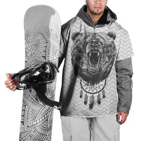 Накидка на куртку 3D с принтом Bear Dreamcatcher , 100% полиэстер |  | Тематика изображения на принте: bear | beast | forest | russia | siberian | зверь | лес | ловец | медведь | россия | сибирь | сон | ярость