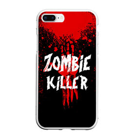 Чехол для iPhone 7Plus/8 Plus матовый с принтом Zombie Killer , Силикон | Область печати: задняя сторона чехла, без боковых панелей | blood | dark | killer | monster | zombie | зомби | кровь | монстр | нечисть