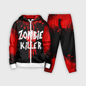 Детский костюм 3D с принтом Zombie Killer ,  |  | blood | dark | killer | monster | zombie | зомби | кровь | монстр | нечисть