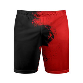 Мужские шорты 3D спортивные с принтом Blood Rage ,  |  | blood | dark | killer | monster | zombie | зомби | кровь | монстр | нечисть
