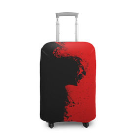 Чехол для чемодана 3D с принтом Blood Rage , 86% полиэфир, 14% спандекс | двустороннее нанесение принта, прорези для ручек и колес | Тематика изображения на принте: blood | dark | killer | monster | zombie | зомби | кровь | монстр | нечисть