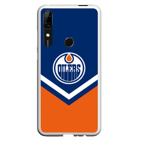 Чехол для Honor P Smart Z с принтом Edmonton Oilers , Силикон | Область печати: задняя сторона чехла, без боковых панелей | america | canada | hockey | nhl | usa | америка | детройт | канада | лед | нхл | ойлерз | сша | хоккей | эдмонтон