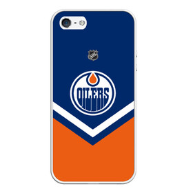Чехол для iPhone 5/5S матовый с принтом Edmonton Oilers , Силикон | Область печати: задняя сторона чехла, без боковых панелей | america | canada | hockey | nhl | usa | америка | детройт | канада | лед | нхл | ойлерз | сша | хоккей | эдмонтон