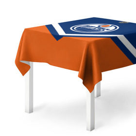 Скатерть 3D с принтом Edmonton Oilers , 100% полиэстер (ткань не мнется и не растягивается) | Размер: 150*150 см | america | canada | hockey | nhl | usa | америка | детройт | канада | лед | нхл | ойлерз | сша | хоккей | эдмонтон