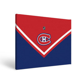 Холст прямоугольный с принтом Montreal Canadiens , 100% ПВХ |  | america | canada | hockey | nhl | usa | америка | канада | канадиенс | лед | монреаль | нхл | сша | хоккей