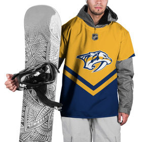 Накидка на куртку 3D с принтом Nashville Predators , 100% полиэстер |  | Тематика изображения на принте: america | canada | hockey | nhl | usa | америка | канада | лед | нхл | нэшвилл | предаторз | сша | хоккей