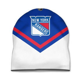 Шапка 3D с принтом New York Rangers , 100% полиэстер | универсальный размер, печать по всей поверхности изделия | america | canada | hockey | nhl | usa | америка | канада | лед | нхл | нью йорк | рейнджерс | сша | хоккей