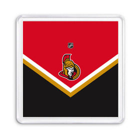 Магнит 55*55 с принтом Ottawa Senators , Пластик | Размер: 65*65 мм; Размер печати: 55*55 мм | america | canada | hockey | nhl | usa | америка | канада | лед | нхл | оттава | сенаторз | сша | хоккей