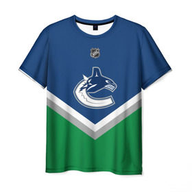 Мужская футболка 3D с принтом Vancouver Canucks , 100% полиэфир | прямой крой, круглый вырез горловины, длина до линии бедер | Тематика изображения на принте: america | canada | hockey | nhl | usa | америка | ванкувер | канада | кэнакс | лед | нхл | сша | хоккей
