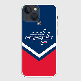 Чехол для iPhone 13 mini с принтом Washington Capitals ,  |  | Тематика изображения на принте: america | canada | hockey | nhl | usa | америка | вашингтон | канада | кэпиталз | лед | нхл | овечкин | сша | хоккей