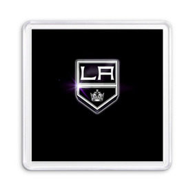 Магнит 55*55 с принтом Los Angeles Kings , Пластик | Размер: 65*65 мм; Размер печати: 55*55 мм | Тематика изображения на принте: hockey | kings | los angeles | nhl | корона | нхл | хоккеист | хоккей