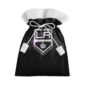 Подарочный 3D мешок с принтом Los Angeles Kings , 100% полиэстер | Размер: 29*39 см | hockey | kings | los angeles | nhl | корона | нхл | хоккеист | хоккей