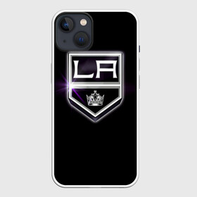 Чехол для iPhone 13 с принтом Los Angeles Kings ,  |  | hockey | kings | los angeles | nhl | корона | нхл | хоккеист | хоккей