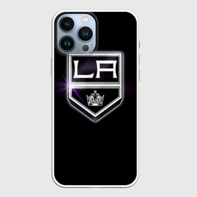 Чехол для iPhone 13 Pro Max с принтом Los Angeles Kings ,  |  | Тематика изображения на принте: hockey | kings | los angeles | nhl | корона | нхл | хоккеист | хоккей