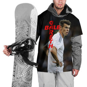 Накидка на куртку 3D с принтом Гарет Бейл , 100% полиэстер |  | cпорт | football | gareth bale | real madrid | гарет бейл | реал мадрид | футбол | футболист
