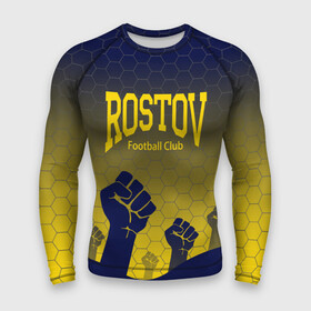 Мужской рашгард 3D с принтом Rostov Football club ,  |  | дону | на | ростов | ростов на дону