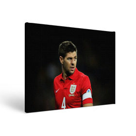 Холст прямоугольный с принтом Steven Gerrard , 100% ПВХ |  | Тематика изображения на принте: england national team | premier league | steven gerrard | англия | ливерпуль | стивен джеррард | футбол
