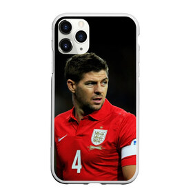 Чехол для iPhone 11 Pro матовый с принтом Steven Gerrard , Силикон |  | england national team | premier league | steven gerrard | англия | ливерпуль | стивен джеррард | футбол