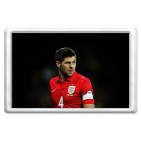 Магнит 45*70 с принтом Steven Gerrard , Пластик | Размер: 78*52 мм; Размер печати: 70*45 | england national team | premier league | steven gerrard | англия | ливерпуль | стивен джеррард | футбол