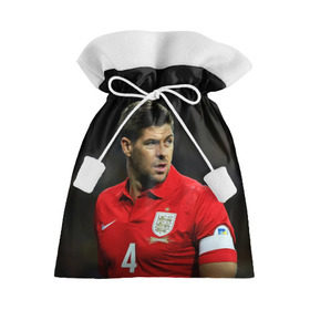 Подарочный 3D мешок с принтом Steven Gerrard , 100% полиэстер | Размер: 29*39 см | england national team | premier league | steven gerrard | англия | ливерпуль | стивен джеррард | футбол