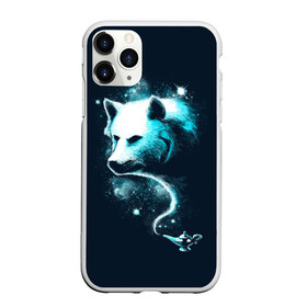 Чехол для iPhone 11 Pro матовый с принтом Галактический волк , Силикон |  | animal | beast | galaxy | space | universe | wolf | волк | вселенная | галактика | животное | зверь | космос