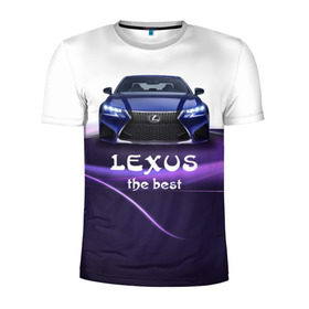 Мужская футболка 3D спортивная с принтом Lexus the best , 100% полиэстер с улучшенными характеристиками | приталенный силуэт, круглая горловина, широкие плечи, сужается к линии бедра | Тематика изображения на принте: lexus | авто | автомобиль | водитель | лексус | машина | тачка