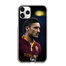 Чехол для iPhone 11 Pro матовый с принтом Франческо Тотти - легенда , Силикон |  | as roma | captain | football | franchesco totti | италия | капитан | рим | рома | тотти | футбол