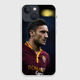 Чехол для iPhone 13 mini с принтом Франческо Тотти   легенда ,  |  | as roma | captain | football | franchesco totti | италия | капитан | рим | рома | тотти | футбол