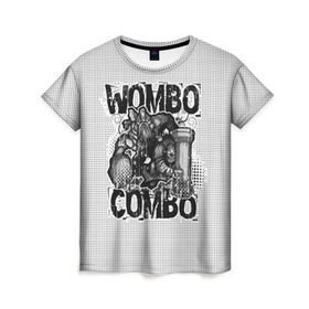 Женская футболка 3D с принтом Combo Wombo , 100% полиэфир ( синтетическое хлопкоподобное полотно) | прямой крой, круглый вырез горловины, длина до линии бедер | combo | dota | earthshaker | game | tiny | вомбо | дота | игра | комбо | тини | шейкер