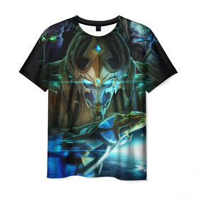 Мужская футболка 3D с принтом StarCraft , 100% полиэфир | прямой крой, круглый вырез горловины, длина до линии бедер | blizzard | dota | heroes | league of legends | overwatch | starcraft | warcraft | варкрафт | дота