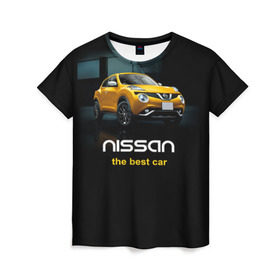 Женская футболка 3D с принтом Nissan the best car , 100% полиэфир ( синтетическое хлопкоподобное полотно) | прямой крой, круглый вырез горловины, длина до линии бедер | nissan | авто | автомобиль | водитель | машина | ниссан | тачка