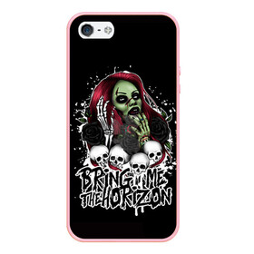 Чехол для iPhone 5/5S матовый с принтом Bring Me The Horizon , Силикон | Область печати: задняя сторона чехла, без боковых панелей | bmth | bring me | bring me the horizon | bring me the horizont | doomed | бринг ми | бринг ми зе | бринг ми зе хоризон