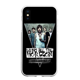 Чехол для iPhone XS Max матовый с принтом Bring Me The Horizon , Силикон | Область печати: задняя сторона чехла, без боковых панелей | Тематика изображения на принте: bmth | bring me | bring me the horizon | bring me the horizont | doomed | бринг ми | бринг ми зе | бринг ми зе хоризон