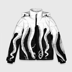 Зимняя куртка для мальчиков 3D с принтом Octopus , ткань верха — 100% полиэстер; подклад — 100% полиэстер, утеплитель — 100% полиэстер | длина ниже бедра, удлиненная спинка, воротник стойка и отстегивающийся капюшон. Есть боковые карманы с листочкой на кнопках, утяжки по низу изделия и внутренний карман на молнии. 

Предусмотрены светоотражающий принт на спинке, радужный светоотражающий элемент на пуллере молнии и на резинке для утяжки | octopus