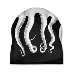 Шапка 3D с принтом Octopus , 100% полиэстер | универсальный размер, печать по всей поверхности изделия | octopus
