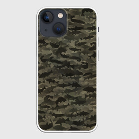 Чехол для iPhone 13 mini с принтом Камуфляж рыбака ,  |  | армия | ловля | маскировка | милитари | озеро | охота | природа | река | рыба | рыбалка | рыбная | хаки | щука