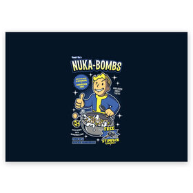 Поздравительная открытка с принтом Nuka Bombs , 100% бумага | плотность бумаги 280 г/м2, матовая, на обратной стороне линовка и место для марки
 | atom | bomb | boy | fallout | radioactive | vault | wasteland | атом | бой | бомба | волт | мальчик | радиация | фоллаут | ядерная