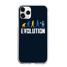 Чехол для iPhone 11 Pro матовый с принтом Vault Evolution , Силикон |  | atom | bomb | boy | fallout | radioactive | vault | wasteland | атом | бой | бомба | волт | мальчик | радиация | фоллаут | ядерная