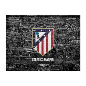 Обложка для студенческого билета с принтом Атлетико Мадрид , натуральная кожа | Размер: 11*8 см; Печать на всей внешней стороне | atletico madrid | club | football | spanish | атлетико мадрид | испанский | клуб | футбольный