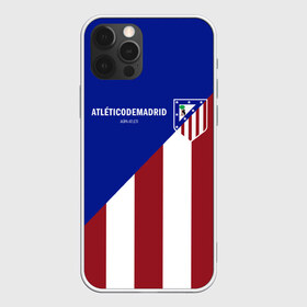 Чехол для iPhone 12 Pro Max с принтом Атлетико Мадрид , Силикон |  | atletico madrid | club | football | spanish | атлетико мадрид | испанский | клуб | футбольный