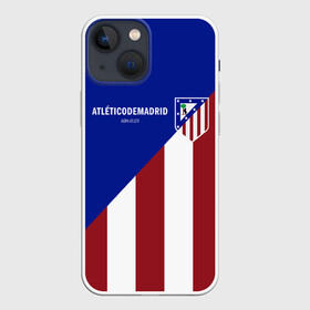 Чехол для iPhone 13 mini с принтом Атлетико Мадрид ,  |  | Тематика изображения на принте: atletico madrid | club | football | spanish | атлетико мадрид | испанский | клуб | футбольный